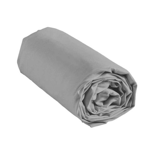 Drap Housse En Coton "Biolina" 180x200cm Gris