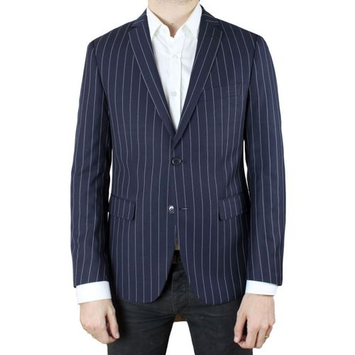 Veste Rayé Marine Homme