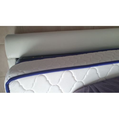 Lit Simili Cuir, Sommier Et Matelas