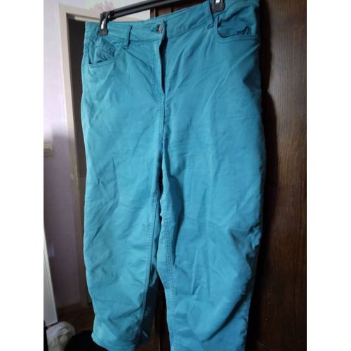 Pantacourt Femme Bleu