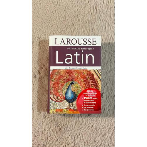 Dictionnaire Maxi Poche La Rousse Latin