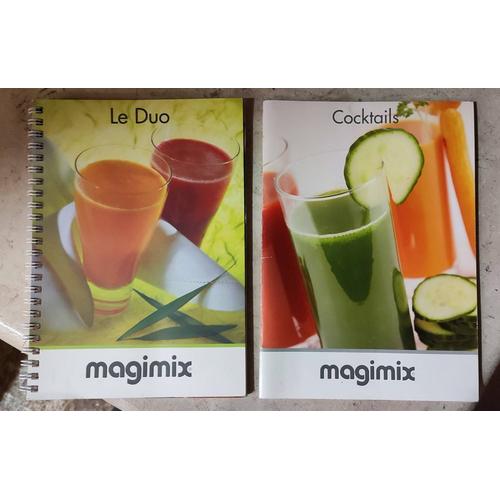 Magimix: Le Duo, Duo Plus, Xl - 2 Livres D'origine: Le Duo, Mode D'emploi + Coktail, Livre De Recettes