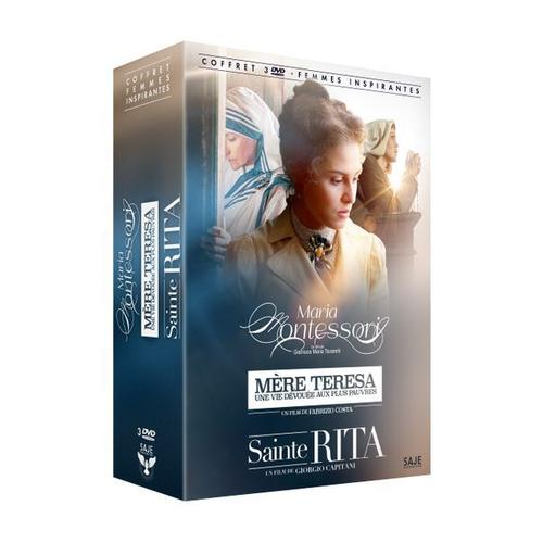 Femmes Inspirantes - Coffret 3 Films : Sainte Rita + Maria Montessori + Mère Teresa : Une Vie Dévouée Dévouée Aux Plus Pauvres