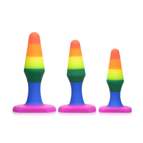 Rainbow - Silicone Anal Trainer Set