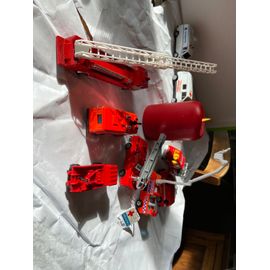 Lot De Neuf Véhicules Pompiers Et Secours, Matchbox, Majorette, Autres, Ho, 1/87-Majorette