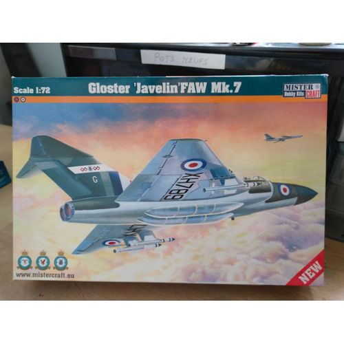Maquette Avion 1/72 Mistercraft : Gloster ' Javelin ' Faw Mk.7