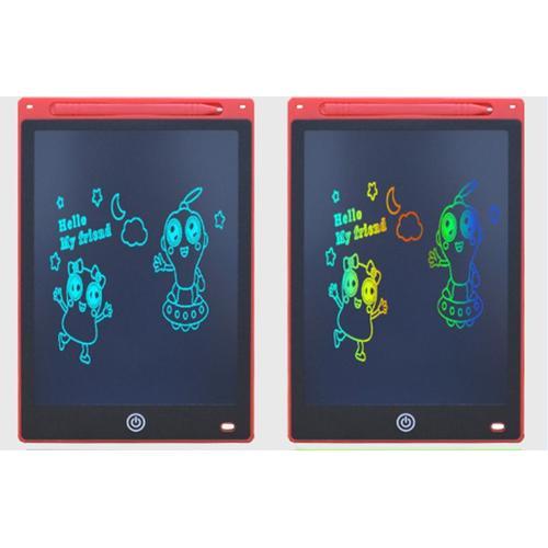 ERUW LCD Tablette D'écriture 10 Pouces Coloré Ardoises de Gribouillage pour  l'écriture sans Papier Tablette Dessin Enfants Cadeau Jouet Educatif