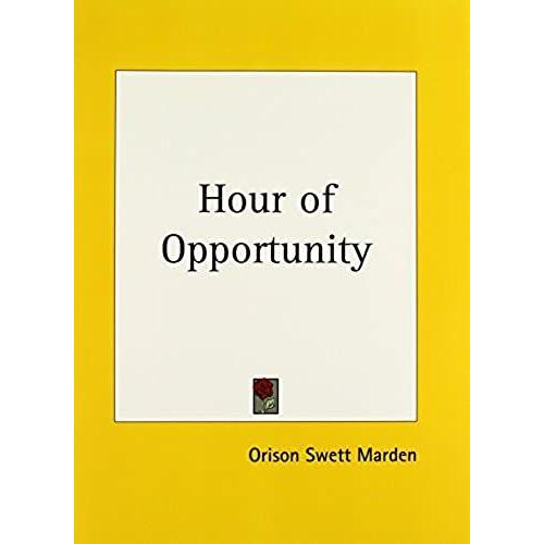 Hour Of Opportunity (1900)