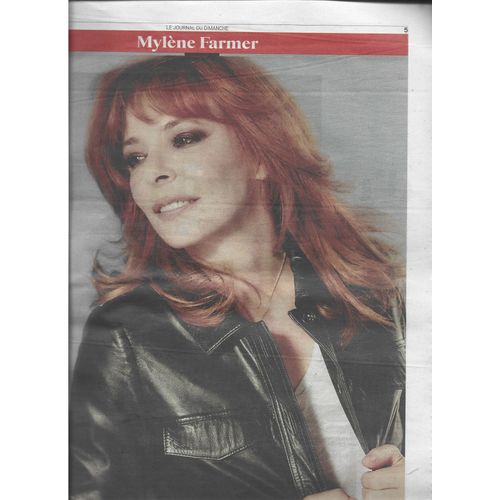 Le Journal Du Dimanche 2022 Mylene Farmer