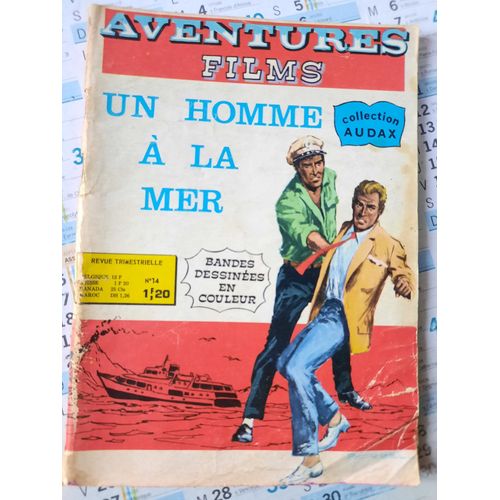 Bd Ancienne Aventures Films Un Homme À La Mer "Le Seul Témoin"