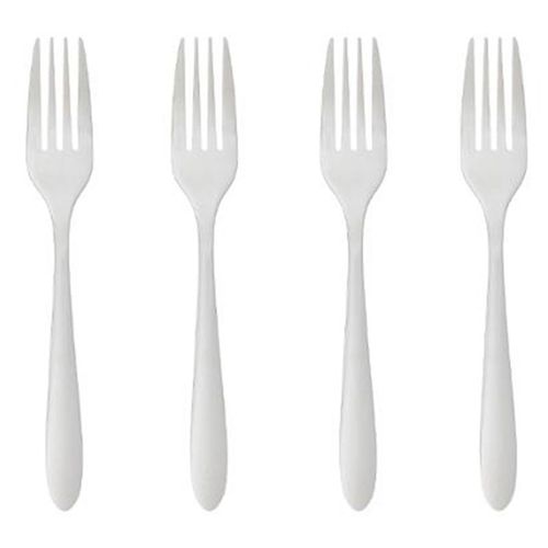 Lot De 4 Fourchettes Inox "Nevis" 19cm Argent