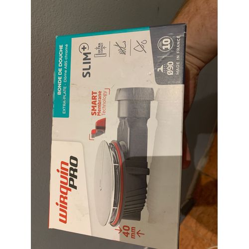 Bonde receveur extra plat virquin
