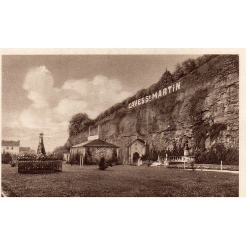Carte Postale Ancienne Debut Xx Eme Siecle -Saint Remich Surmoselle - Luxembourg - Caves Saintmartin -9 Cm X 13.50 Cm