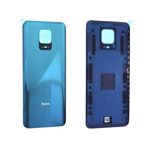 Vitre Arrière Xiaomi Redmi Note 9s 9pro Bleu Cache Batterie Logo