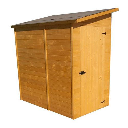 Abri Mural Pour 2-Roues Et Mobilier Avec Porte Latérale