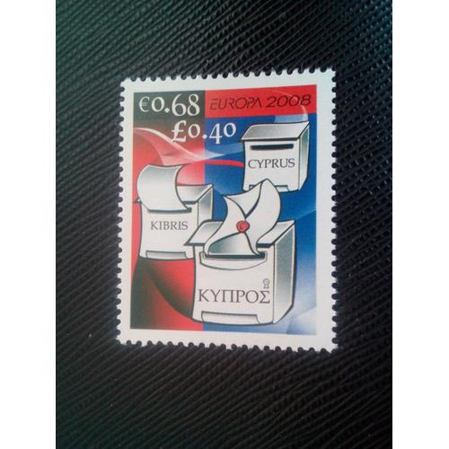 Timbre Chypre Y T 1140 Europa (C.E.P.T.) - Rédaction De Lettres 2008 ( 071106 )