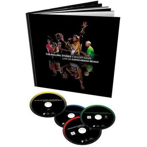 The Rolling Stones - A Bigger Bang - Live On Copacabana Beach - Édition Deluxe 2 Blu-Ray + 2 Cd + Livre