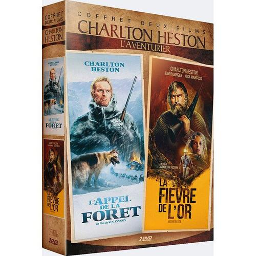 Charlton Heston L'aventurier - Coffret : La Fièvre De L'or + L'appel De La Forêt - Pack