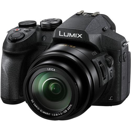 Appareil photo Compact Panasonic Lumix DMC-FZ300 Noir Appareil photo numérique - compact - 12.1 MP - 4K / 25 pi/s - 24x zoom optique - Leica - Wi-Fi - noir