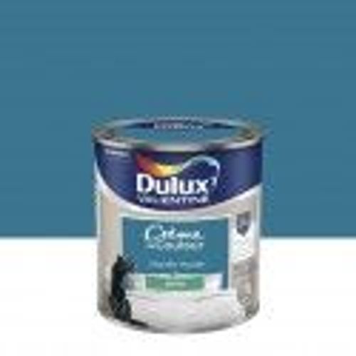 Peinture décoration finition crème de couleur satin bleu marée haute 0.5l DULUX VELENTINE