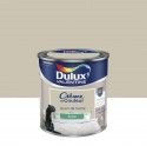 Peinture décoration finition crème de couleur satin beige grain de sable 0.5l DULUX VELENTINE