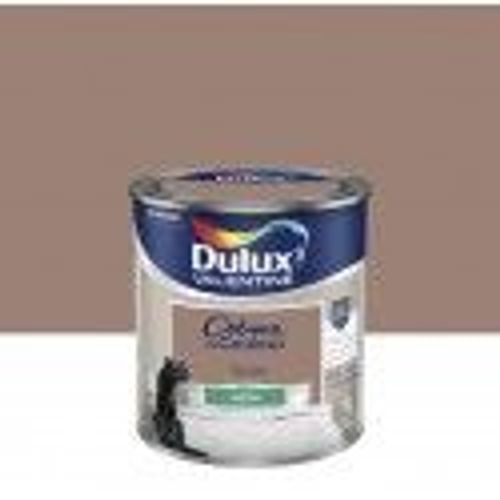 Peinture décoration finition crème de couleur satin taupe 0.5l DULUX VELENTINE