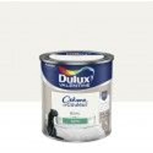 Peinture décoration finition crème de couleur satin blanc 0.5l DULUX VELENTINE