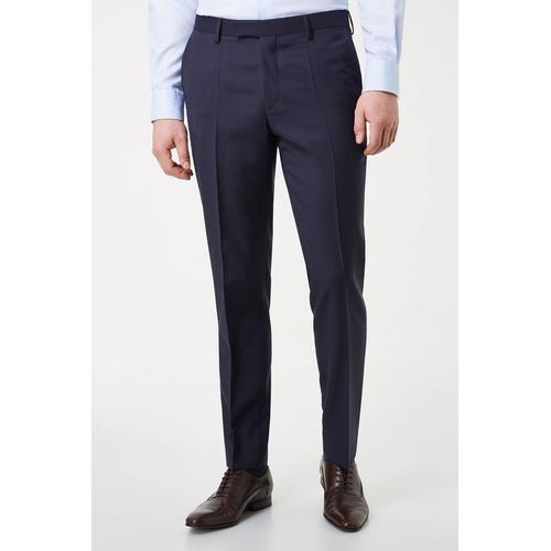 Pantalon En Polyester Marine Homme