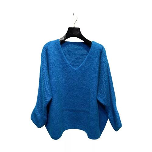 Pull En Mohair Femme Bleu Roi