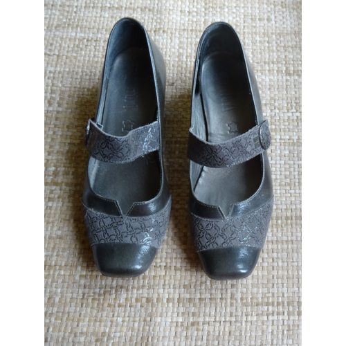 Escarpins Alpina Gris Cuir T 37