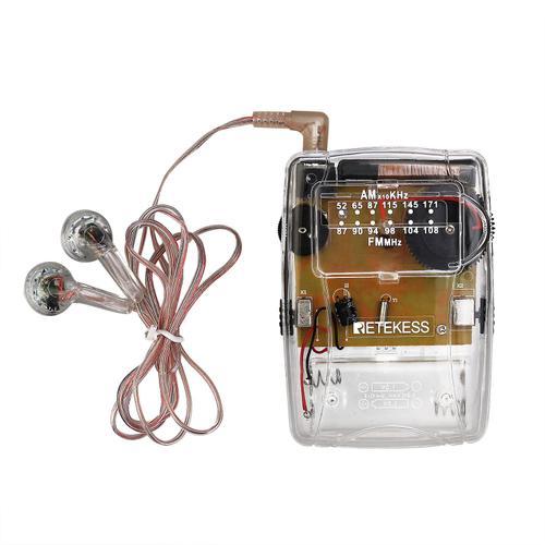 casque d'écoute Portable Transparent TR624,Radio AM/FM,Support de réglage à pointeur,utilisé pour le Guide église conférence musée - Type TR624