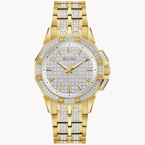 Bulova Montre Doré Analogique Femmes Octava 98l302