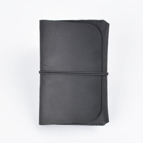 Mini Portefeuille En Cuir Fait À La Main",Porte-Documents,Porte-Cartes,Dossier Rétro Traditionnel En Peau De Vache,Rangement De Fichiers En Papier,"Cadeau - Type Black