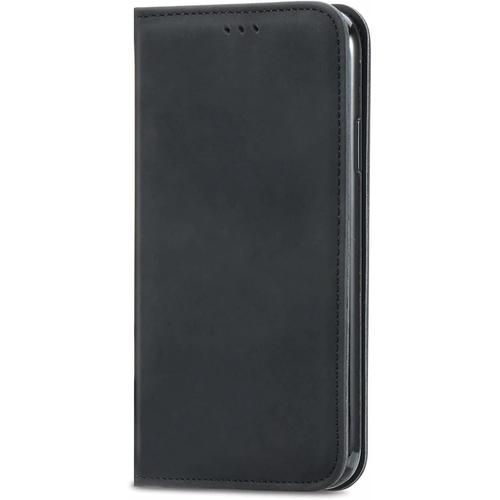 Rantuo Coque Pour Huawei Y6 Prime (2018) Etui, Fentes Cartes, Avec Support, Pu Cuir À Rabat Flip Housse Étui Pour Huawei Y6 Prime (2018).(Noir)