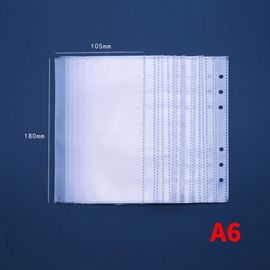 Lot De 10 Pochettes En Pvc Transparentes A5 Ou A6 À 6 Trous",Porte-Fichiers Et Documents Souples De Rangement Pour Dossiers Et Classeurs À Anneaux,Pour ,"Loisirs Et Fournitures De Bureau - Type A6