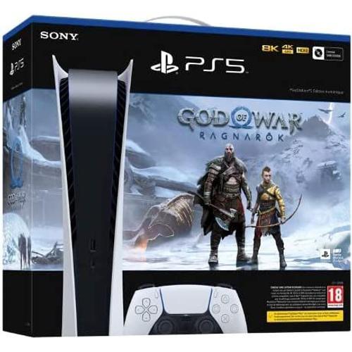 Console Sony Playstation 5 Digital Edition God Of War Ragnarok Blanche