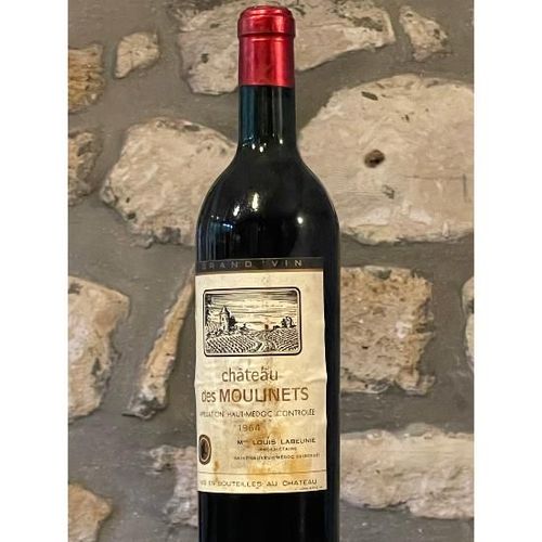 Vin Rouge, Haut Medoc, Château Des Moulinets 1964