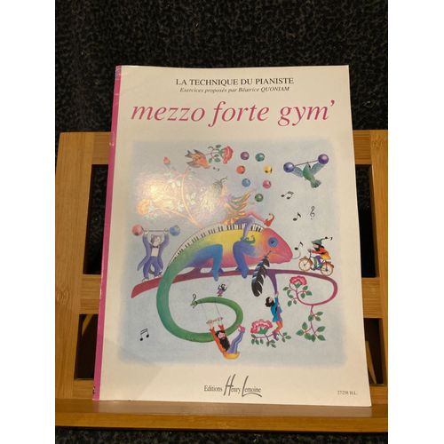 Béatrice Quoniam Mezzo Forte Gym Partition Piano Éditions Lemoine