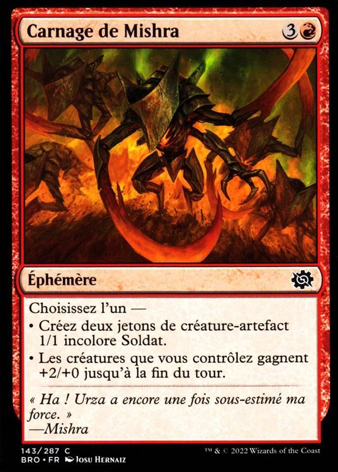 Carnage De Mishra - Magic - La Guerre Fratricide - C - 143/287