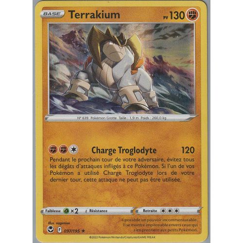 Carte Pokemon - Terrakium - 097/195 - Holo-Rare - Eb12 Tempête Argentée -