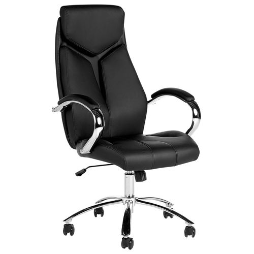 Chaise De Bureau Cuir Pu Noir Formula