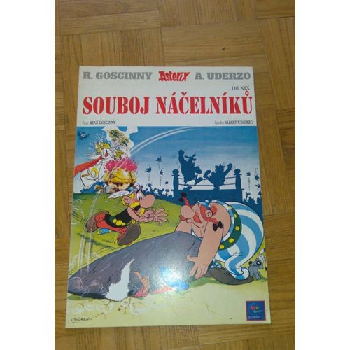 Asterix Le Combat Des Chefs En Tchèque.  Couverture Souple 