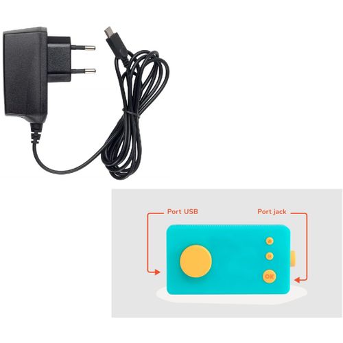 Chargeur Secteur Pour Lunii, Ma Fabrique À Histoires - Première Génération - Straße Tech ®
