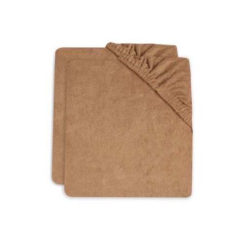 Lot De 2 Housses Matelas À Langer 50x70 Cm Éponge Biscuit - Jollein