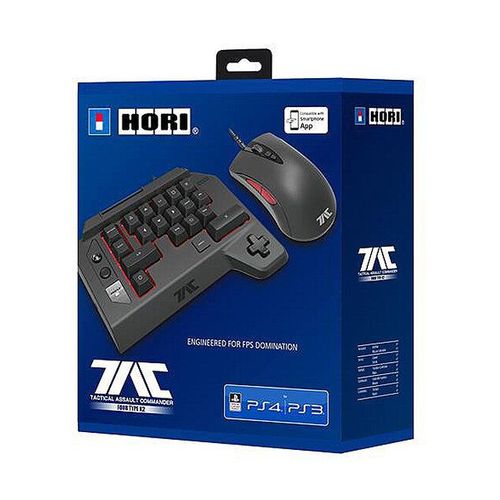 Hori Tactical Assault Commander Four (Type K2) - Ensemble De Clavier Et Souris - Filaire - Pour Pc, Sony Playstation 3, Sony Playstation 4