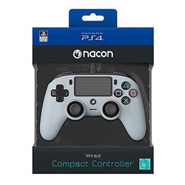 Manette Filaire Compacte Nacon Gris Pour Ps4