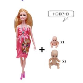11,5 Pouces De Mode, Multifonctions, Articulations, Grossesse, Bébé Bébé Bébé Princesse Barbie