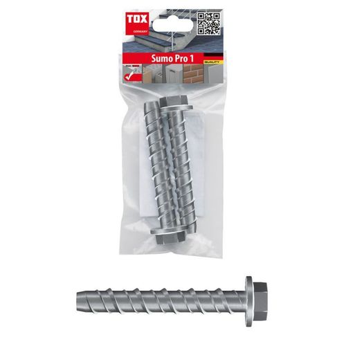 Vis à béton TOX Sumo Pro 1 M10x100x20 mm - 2 pièces - 041601121