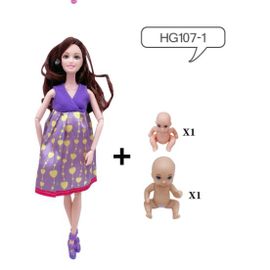 11,5 Pouces De Mode, Multifonctions, Articulations, Grossesse, Bébé Bébé Bébé Princesse Barbie