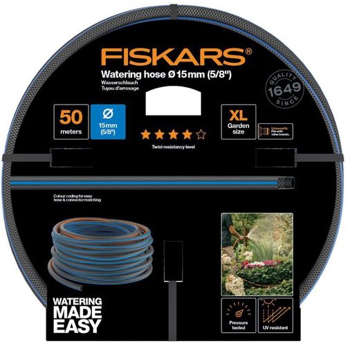 FISKARS tuyau d'eau 15mm 5/8 50m - 1027099